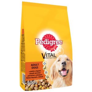 Pedigree Adult птиче и зеленчуци - 500-g